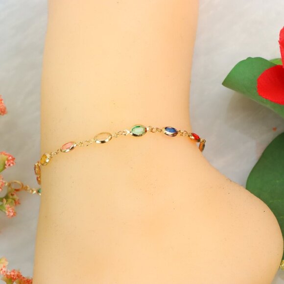 "New Beautiful Design Anklet for Women/Girls, Gift, A594 - Picture 3 of 10